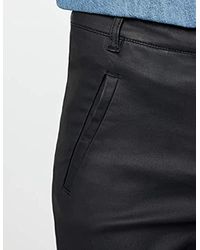 Vero Moda Denim 's Vmvictoria Nw Antifit Coated Pants Noos Trouser in Black  - Lyst