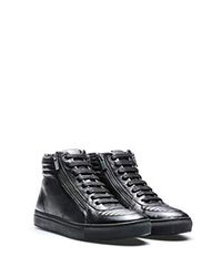HUGO Lace Boss Futurism Hito Hi-top Trainers 50397141 in Black for Men -  Lyst
