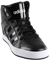 adidas Leather Neo Bb Performance Raleigh Mid W Basketball Fashion Sneaker  in Black/Black/White (Black) for Men - Lyst