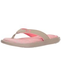 under armour women's marbella oval vi thong flip flops