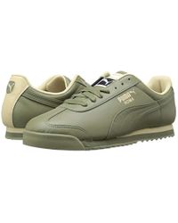 puma roma khaki