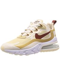 Chaussures Sneaker AIR Max 270 React en Cuir Beige AT6174-700 Cuir Nike en  coloris Neutre - Lyst
