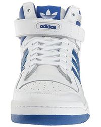 adidas forum mid refined white
