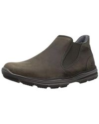 Garton-Keven, Botas para Hombre Skechers de Cuero de color Gris para hombre  - Lyst