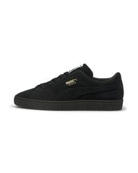 puma suede black black