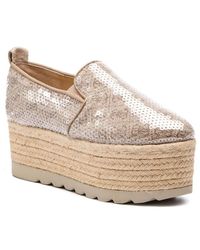 GUESS Guess FLREL2FAM14 - Alpargatas mujer beige - Private Sport Shop