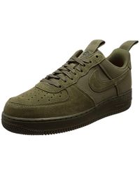 Nike Air Force 1 '07 Canvas Shoes In Olive Green 579927-200 for Men | Lyst  UK