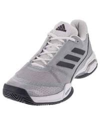 adidas men's barricade club tennis shoes night metallic white black adidas men's barricade club tennis shoes night metallic white black