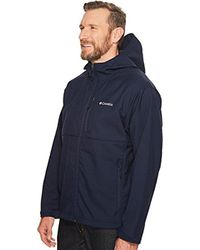 columbia men's big & tall ascender hooded softshell jacket