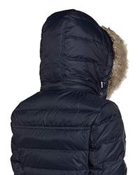 tommy hilfiger tyra down coat midnight