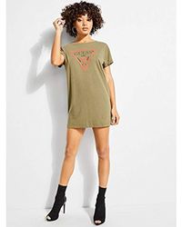 guess longline logo tee
