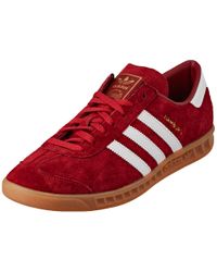 Hamburg da Uomo di adidas in Rosso | Lyst