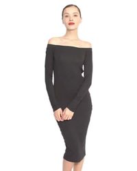 Jet by John Eshaya Off The Shoulder Dress In Black