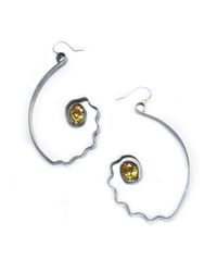 Sibilla G Jewelry - Gray Sibilla G Citrine Impulse Earrings - Lyst