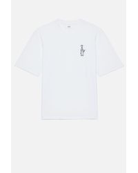AMI Cotton Jean Jullien X Ami T-shirt in White | Lyst