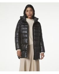 andrew marc long packable down jacket