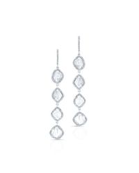 Anne Sisteron - Multicolor 14kt Rose Gold Quadruple Diamond Slice Earrings - Lyst
