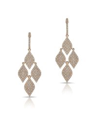 Anne Sisteron - Metallic 14kt Rose Gold Diamond Medium Marquis Earrings - Lyst