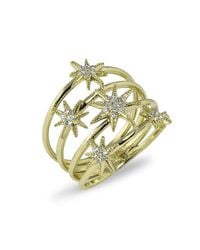 Anne Sisteron | Metallic 14kt Yellow Gold Diamond Fireworks Ring | Lyst