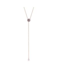 Anne Sisteron | Metallic 14kt Rose Gold Labradorite Diamond Flirt Lariat Necklace | Lyst