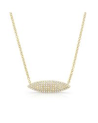 Anne Sisteron | Metallic 14kt Yellow Gold Diamond Alana Necklace | Lyst