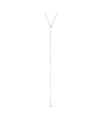Anne Sisteron - Metallic 14kt Rose Gold Diamond Mini V Lariat Necklace - Lyst