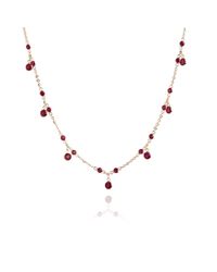 Annoushka - Metallic Nectar Cherry Droplet Necklace - Lyst