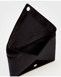 Ann Taylor Black Butterfly Garden Envelope Clutch
