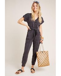 anthropologie jogger jumpsuit