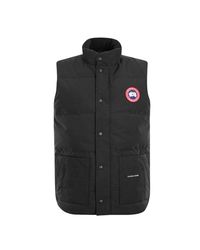 canada goose gilet blue camo