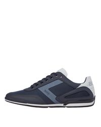BOSS by Hugo Boss Saturn Lowp Act4 Trainers in Navy (Blue) for Men - Lyst