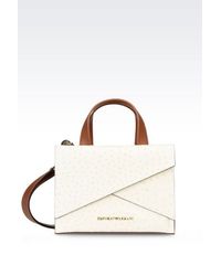 Emporio Armani | White Top Handle | Lyst