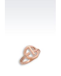 Emporio Armani | Metallic Ring | Lyst