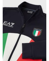 Tuta Team Italia Podio Olimpiadi Tokyo 2020Emporio Armani in Neoprene di  colore Blu | Lyst