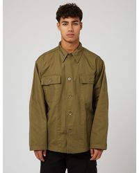 orslow pw pullover shirt jacket