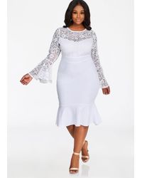 ashley stewart white clothes