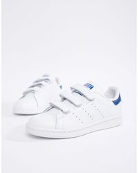 stan smith velcro blue