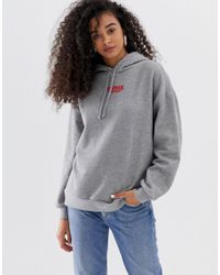 Pull\u0026Bear Denim Stranger Things Hoodie In Grey in Gray | Lyst