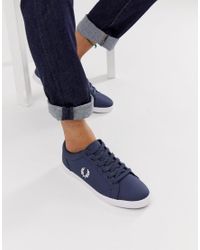 Zapatillas de deporte en azul marino con diseño ripstop Baseline de Fred  Perry de hombre de color Azul | Lyst