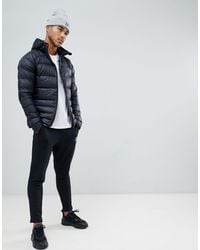 puma black hooded jacket