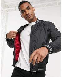 replay reversible bomber jacket