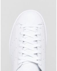 adidas Originals Stan Smith Leather Sock Sneakers In White BZ0230
