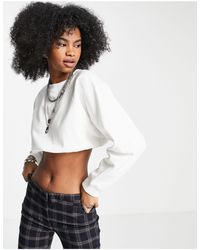 topshop split hem sweatshirt