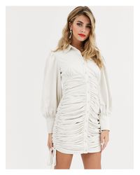 skylar rose ruched mini dress
