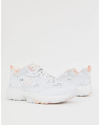 New Balance 608 White And Chunky Trainers | Lyst منزل الاحلام
