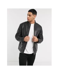 calvin klein leather jacket