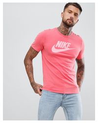 Nike – Verwaschenes T-Shirt in Pink für Herren - Lyst