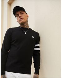 jumper with stripe down arm