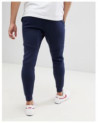 navy tech fleece pants