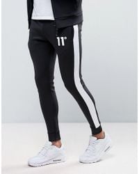 mens skinny poly joggers